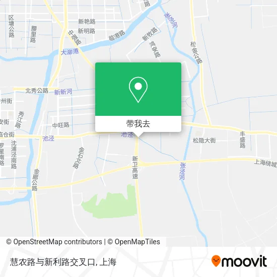 慧农路与新利路交叉口地图