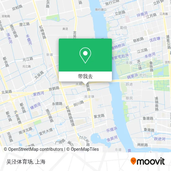 吴泾体育场地图