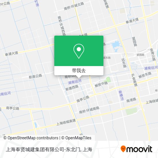 上海奉贤城建集团有限公司-东北门地图