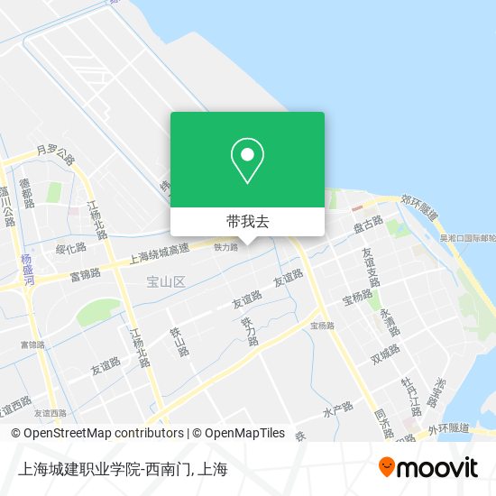 上海城建职业学院-西南门地图