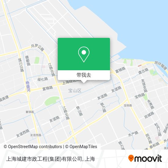 上海城建市政工程(集团)有限公司地图
