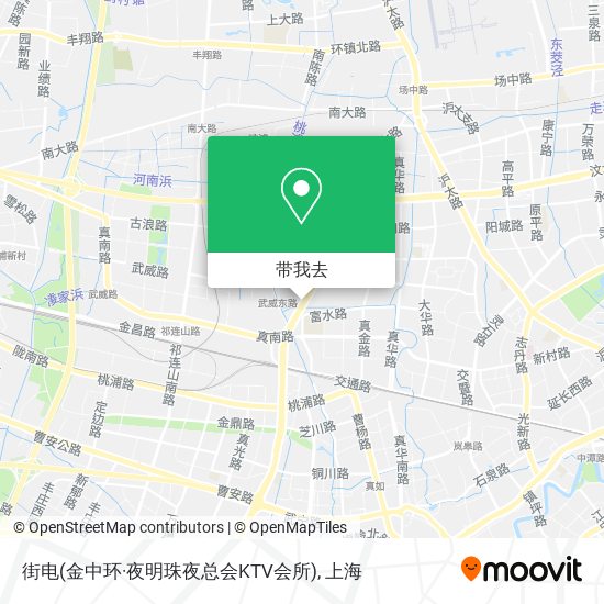街电(金中环·夜明珠夜总会KTV会所)地图