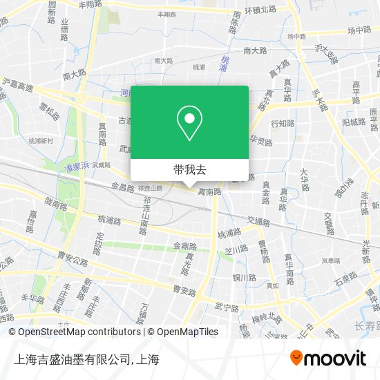 上海吉盛油墨有限公司地图