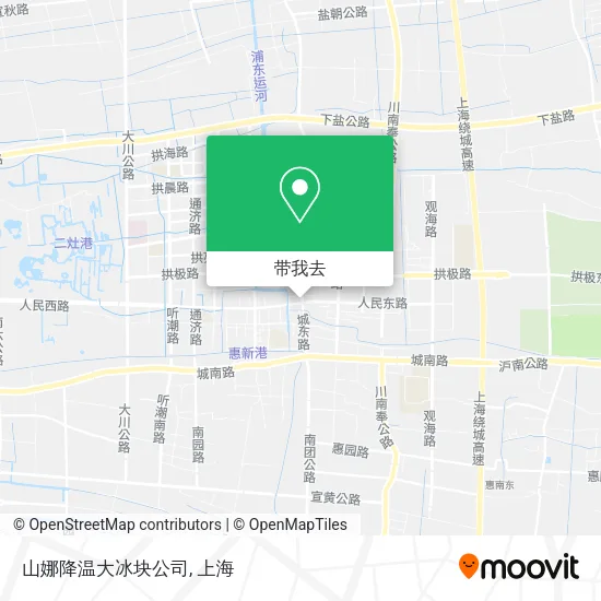山娜降温大冰块公司地图