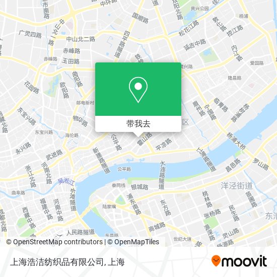 上海浩洁纺织品有限公司地图