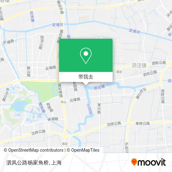 泗凤公路杨家角桥地图