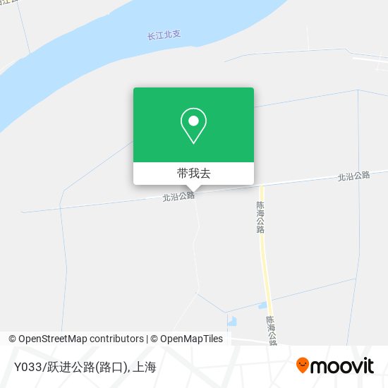 Y033/跃进公路(路口)地图