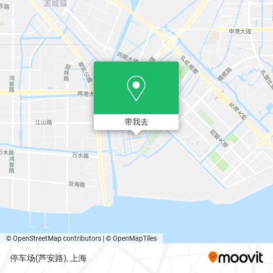 停车场(芦安路)地图