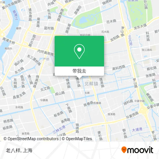 老八样地图