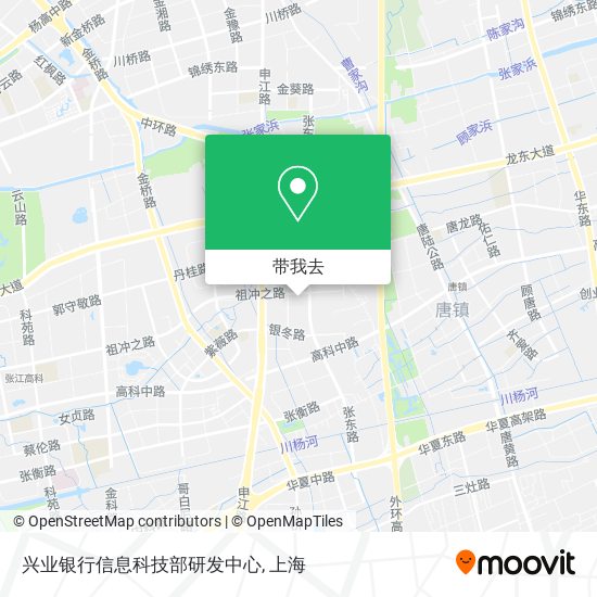 兴业银行信息科技部研发中心地图