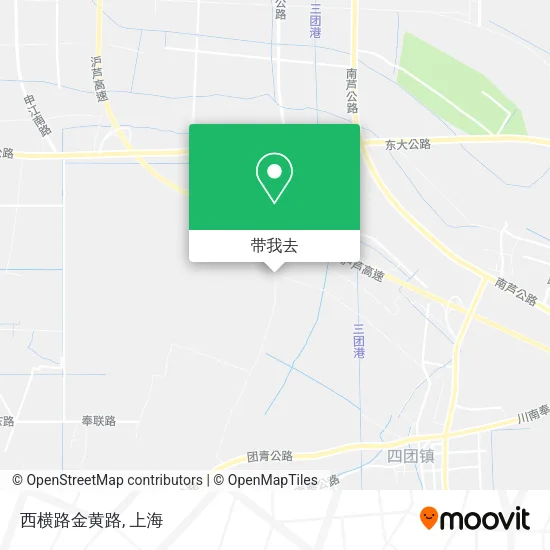 西横路金黄路地图