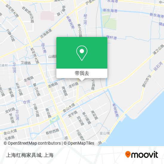 上海红梅家具城地图