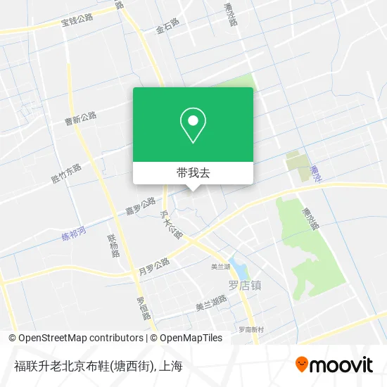 福联升老北京布鞋(塘西街)地图