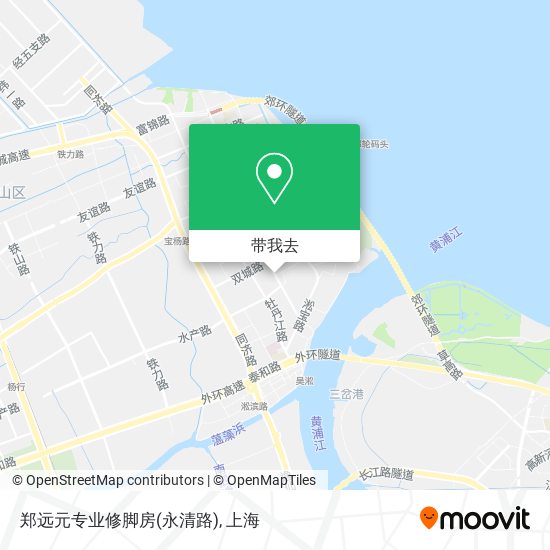 郑远元专业修脚房(永清路)地图