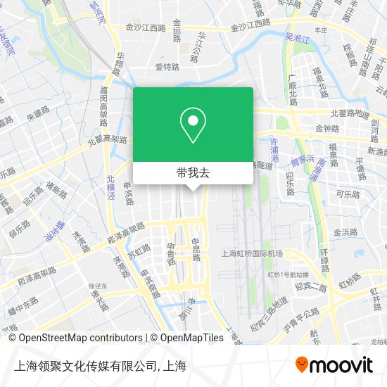 上海领聚文化传媒有限公司地图