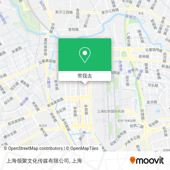 上海领聚文化传媒有限公司地图