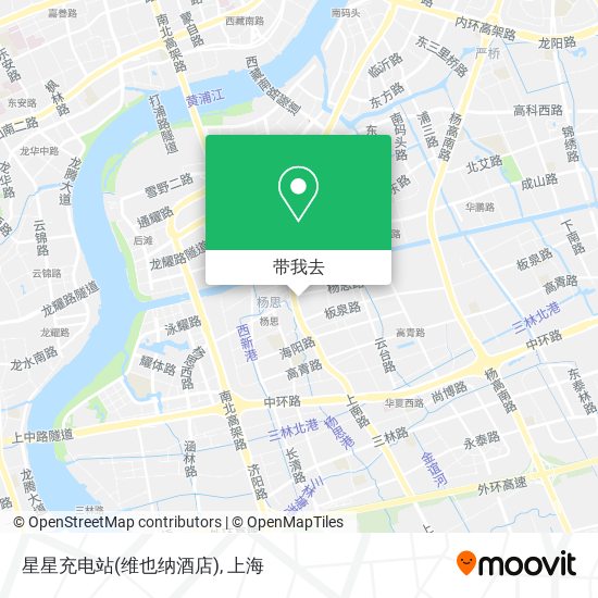 星星充电站(维也纳酒店)地图