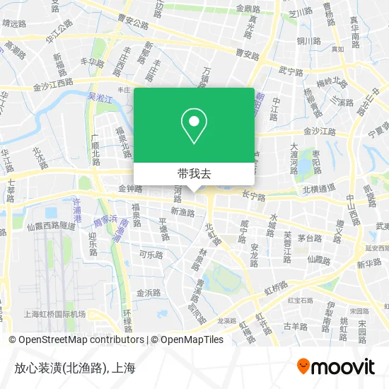 放心装潢(北渔路)地图