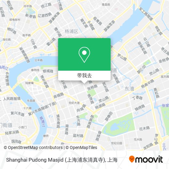 Shanghai Pudong Masjid (上海浦东清真寺)地图