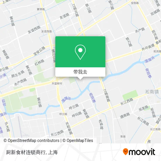 厨新食材连锁商行地图
