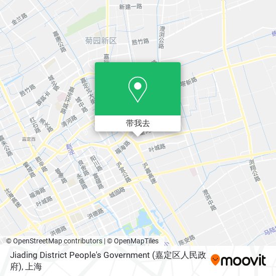 Jiading District People's Government (嘉定区人民政府)地图