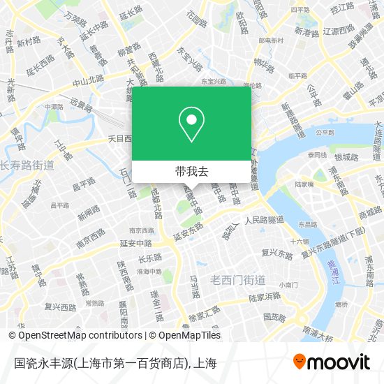 国瓷永丰源(上海市第一百货商店)地图