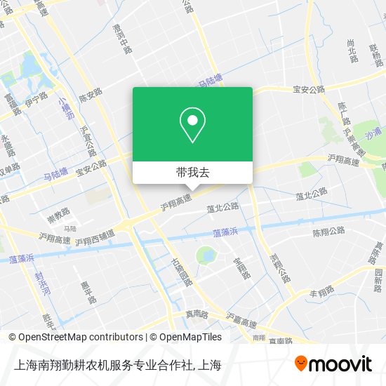 上海南翔勤耕农机服务专业合作社地图