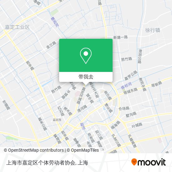 上海市嘉定区个体劳动者协会地图
