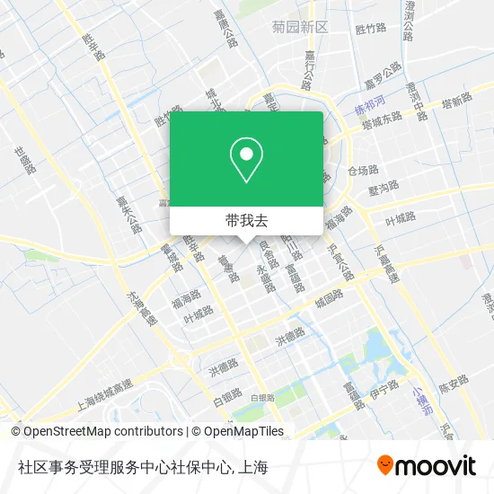 社区事务受理服务中心社保中心地图