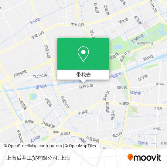 上海后井工贸有限公司地图