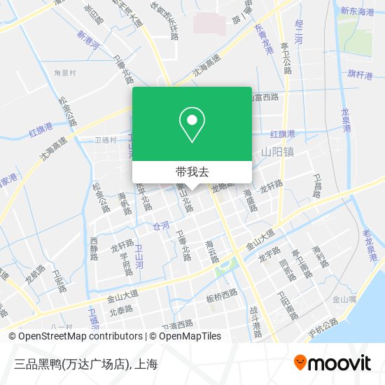 三品黑鸭(万达广场店)地图