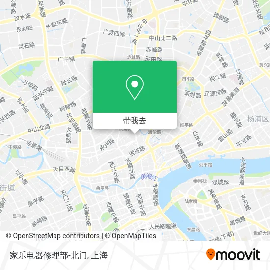 家乐电器修理部-北门地图