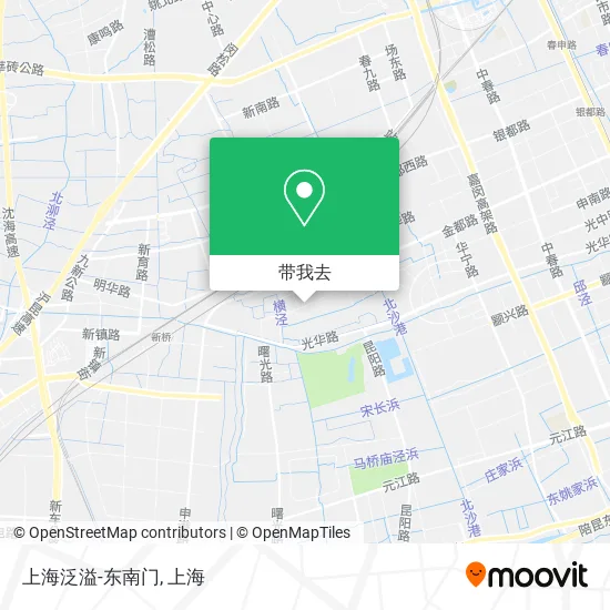 上海泛溢-东南门地图