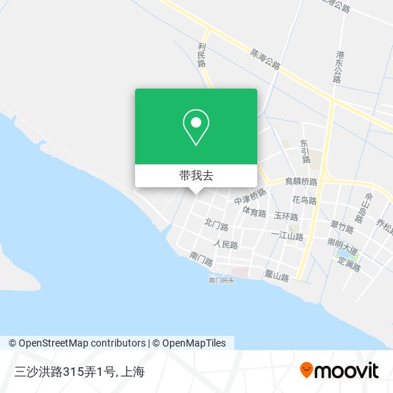 三沙洪路315弄1号地图