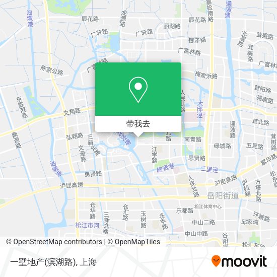 一墅地产(滨湖路)地图