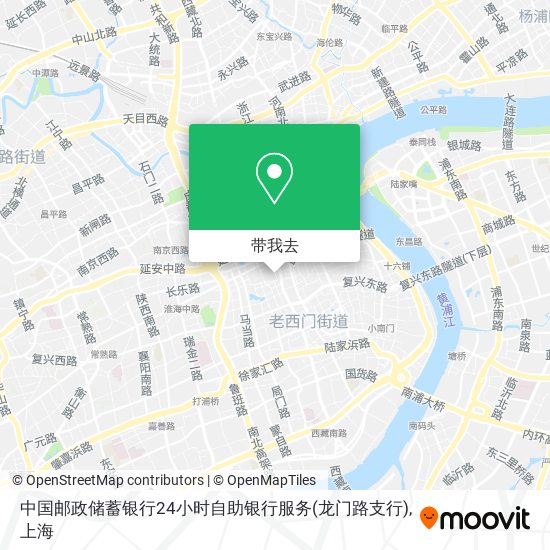 中国邮政储蓄银行24小时自助银行服务(龙门路支行)地图