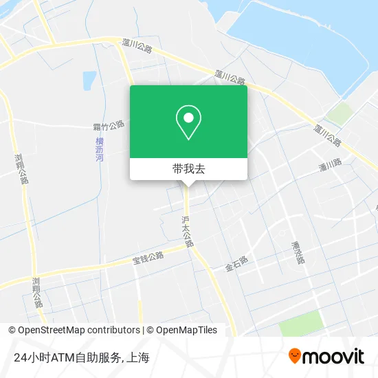 24小时ATM自助服务地图