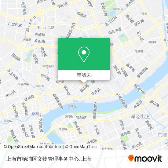 上海市杨浦区文物管理事务中心地图