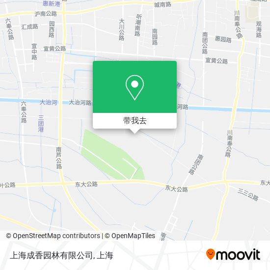 上海成香园林有限公司地图