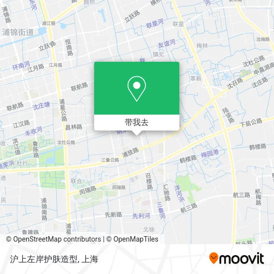 沪上左岸护肤造型地图