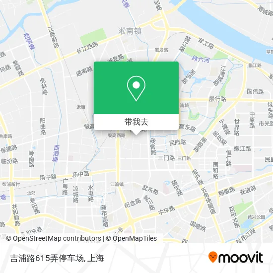 吉浦路615弄停车场地图