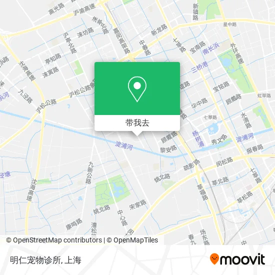 明仁宠物诊所地图