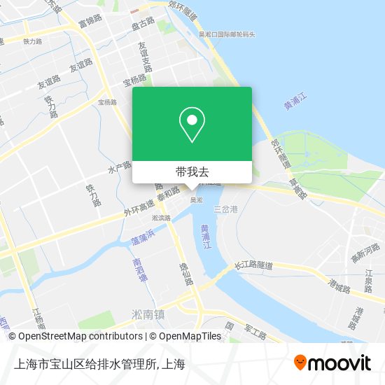 上海市宝山区给排水管理所地图