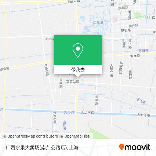 广西水果大卖场(南芦公路店)地图