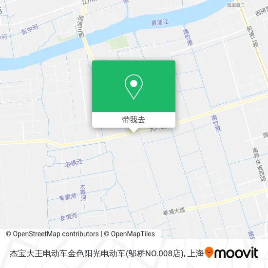 杰宝大王电动车金色阳光电动车(邬桥NO.008店)地图