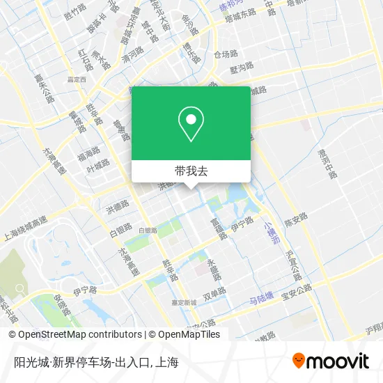 阳光城·新界停车场-出入口地图