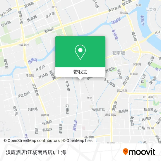 汉庭酒店(江杨南路店)地图