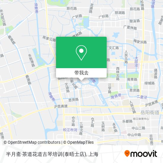 半月斋·茶道花道古琴培训(泰晤士店)地图