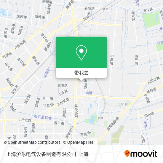 上海沪乐电气设备制造有限公司地图