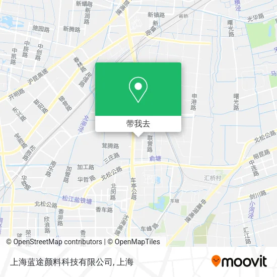 上海蓝途颜料科技有限公司地图